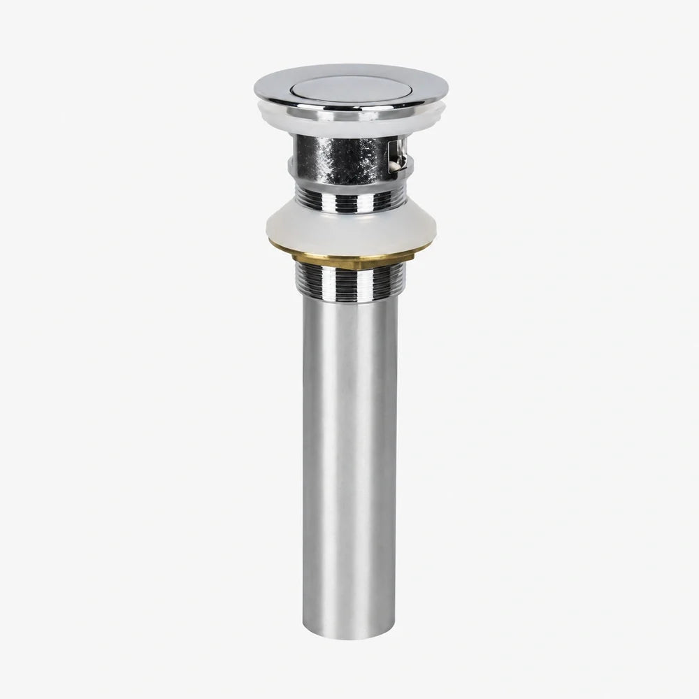 Push Drain With Overflow
