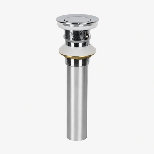 Push Drain With Overflow