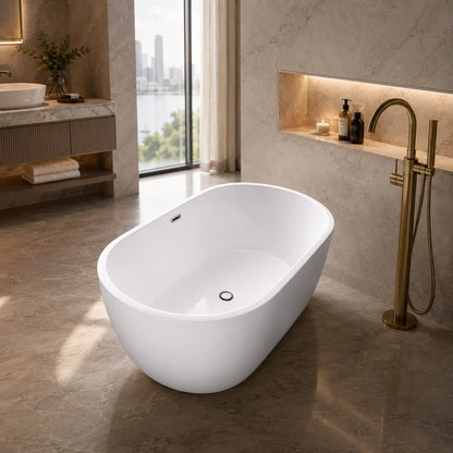63" X 31" Freestanding Tub