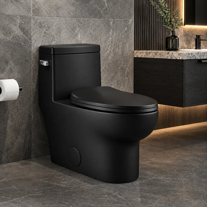 One Piece Elongated Toilet