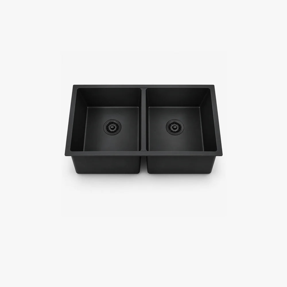 32" Undermount Double Bowl Kitchen Sink