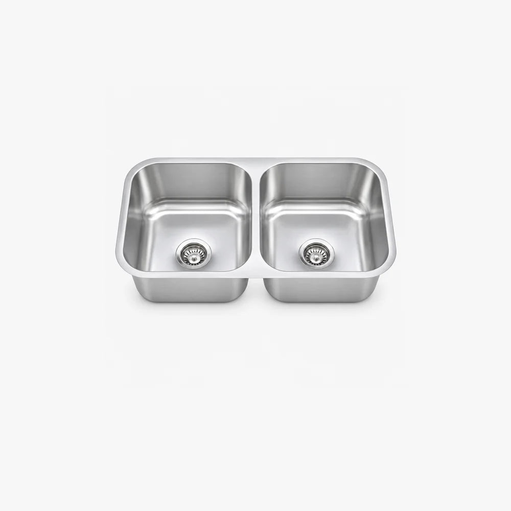 32" Undermount Double Bowl Kitchen Sink
