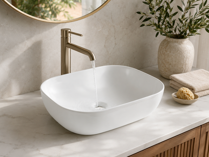 20" Rectangular Vessel Bathroom Sink