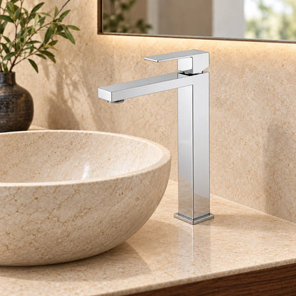 Single Handle Tall Lavatory Faucet