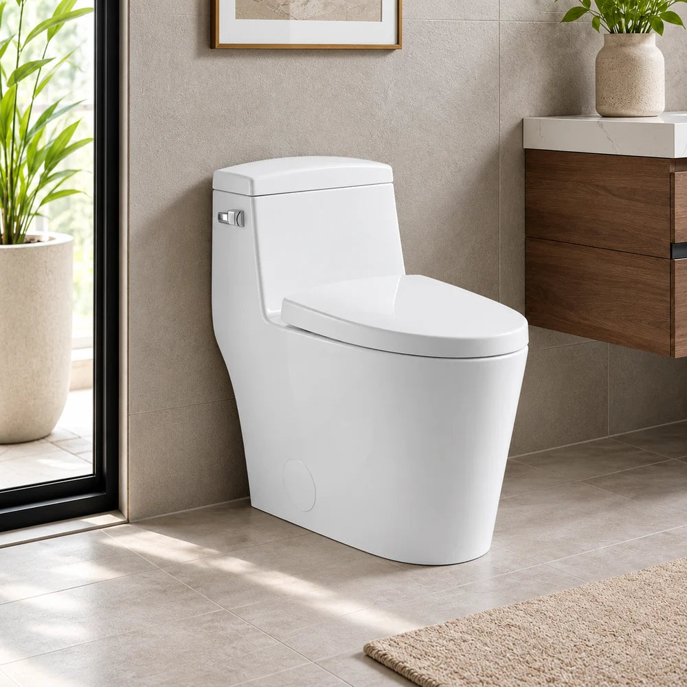 One Piece Elongated Toilet