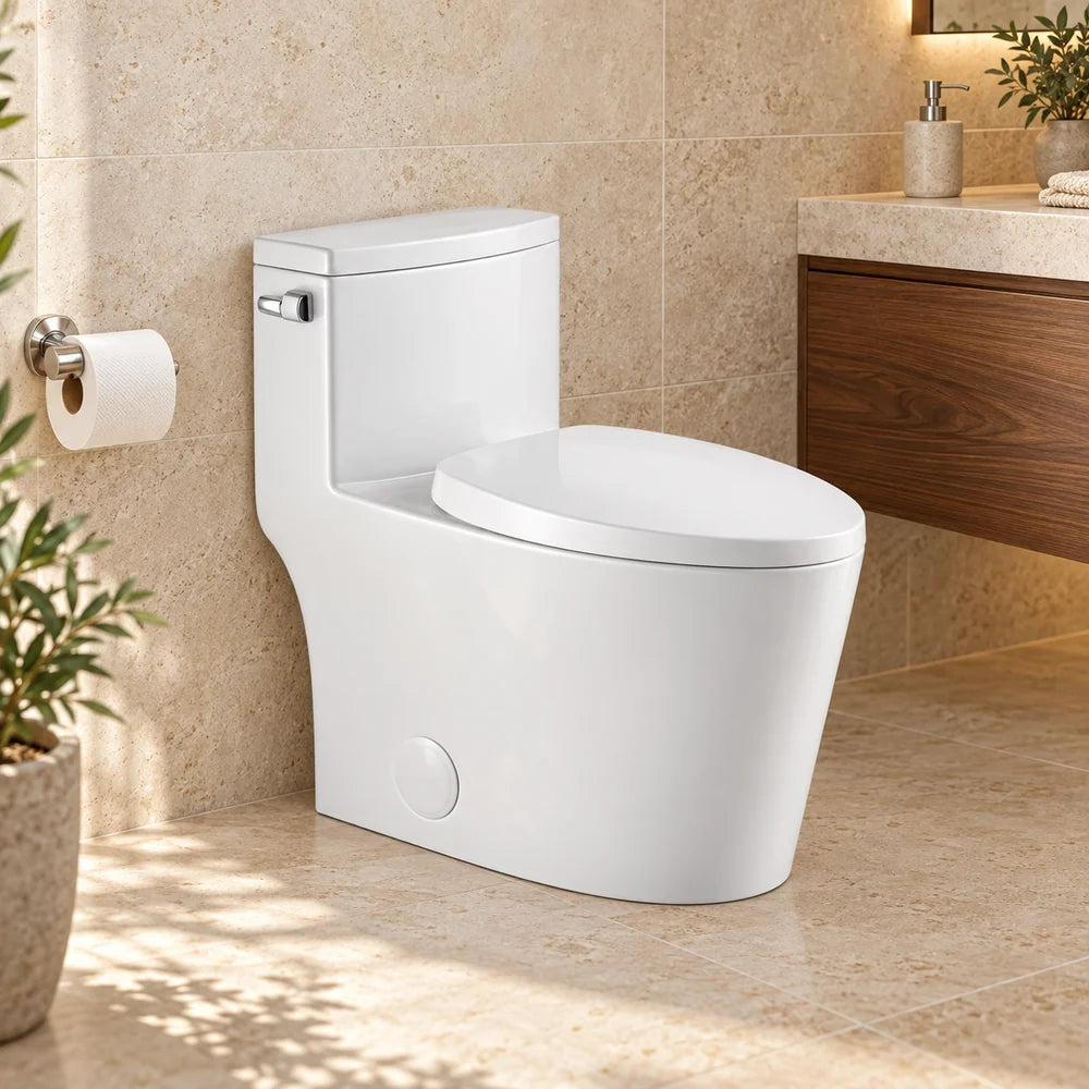 One Piece Elongated Toilet