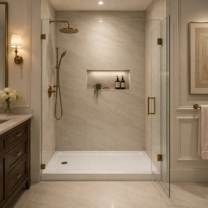 54" X 32" Showerbase Left Drain