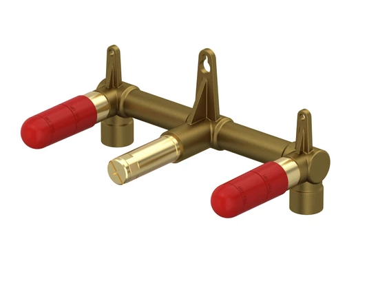 Wall Mount Two Handle Widespread Rough-in Valve