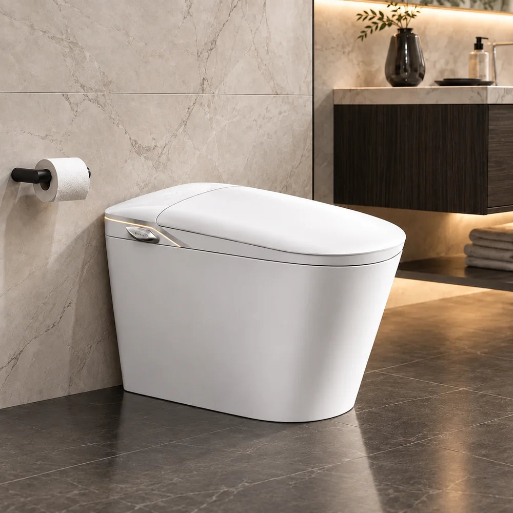 One Piece Elongated Smart Toilet