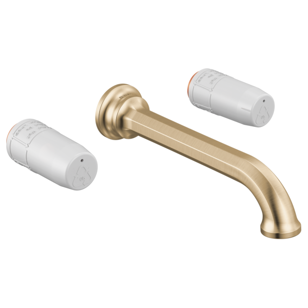 WALL-MOUNT BATHROOM 2H TRIM W/O HANDLES