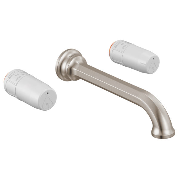 WALL-MOUNT BATHROOM 2H TRIM W/O HANDLES