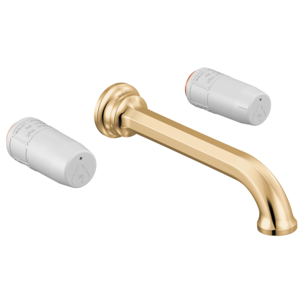 WALL-MOUNT BATHROOM 2H TRIM W/O HANDLES