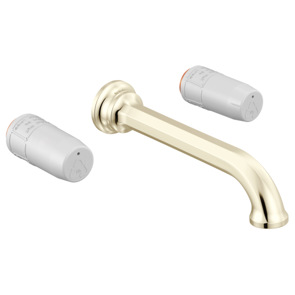 WALL-MOUNT BATHROOM 2H TRIM W/O HANDLES