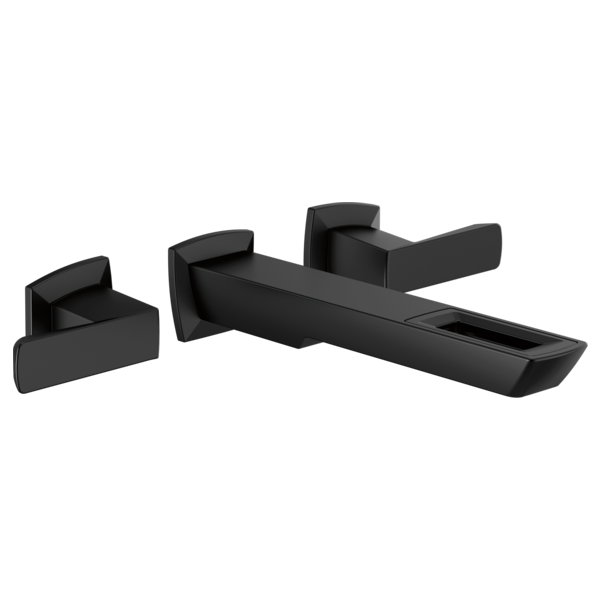 TWO HANDLE WALL MOUNT LAVATORY FAUCET