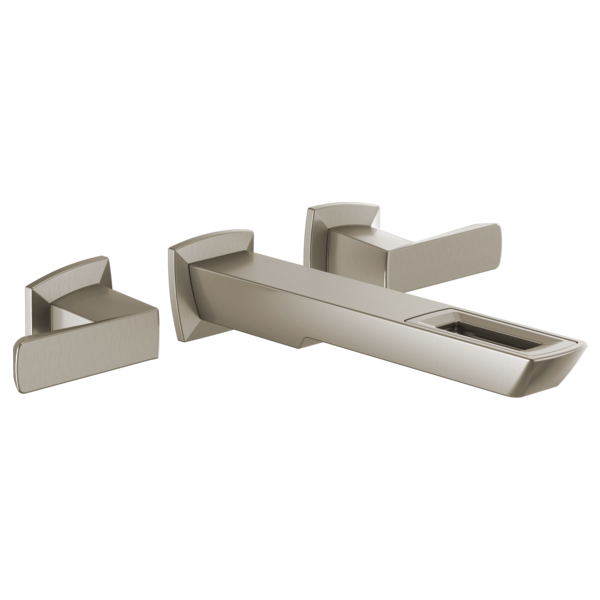 TWO HANDLE WALL MOUNT LAVATORY FAUCET