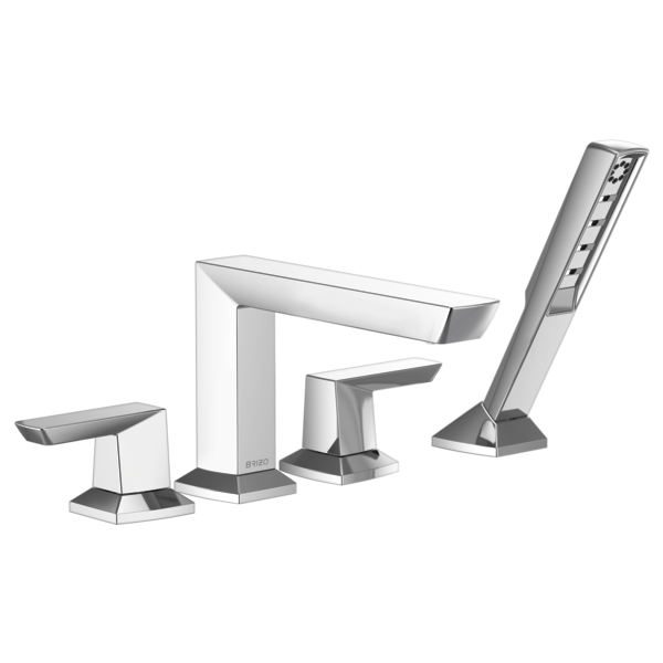 4 HOLE ROMAN TUB WITH HANDSHOWER