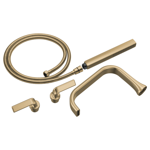 2H TUB FILLER TRIM KIT - TWIST LEVER