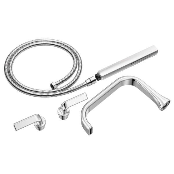 2H TUB FILLER TRIM KIT - TWIST LEVER
