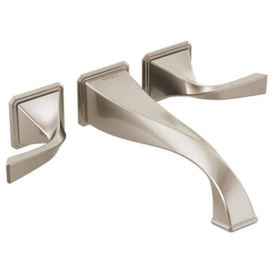 TWO-HANDLE WALL MOUNT TUB FILLER