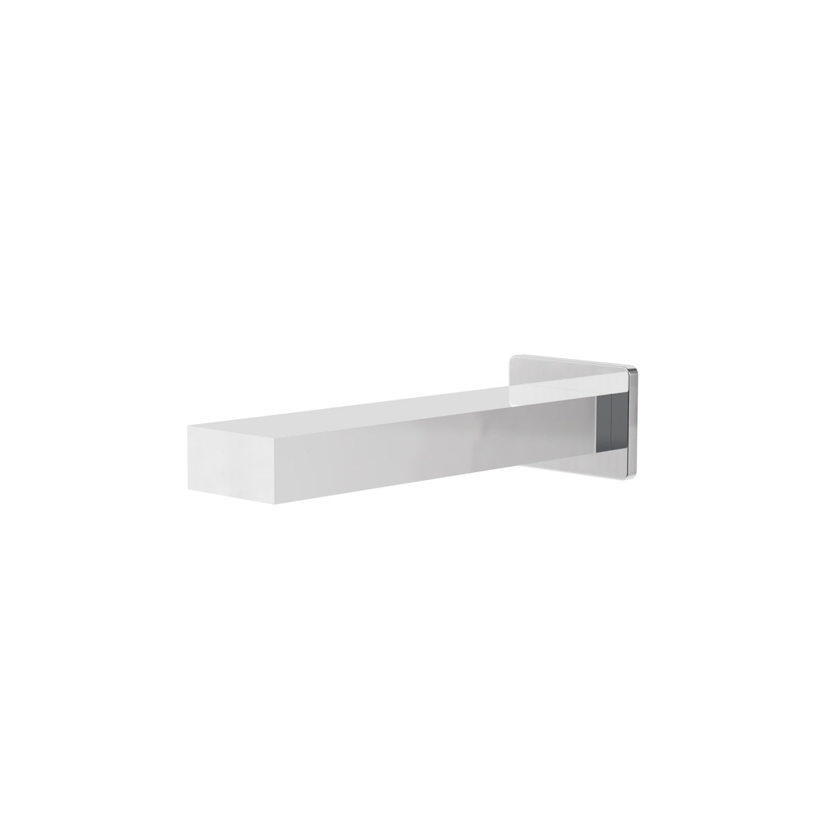 XPS32 SQUARE TUB SPOUT WITHOUT DIVERTER