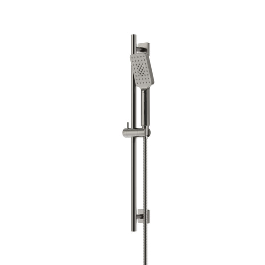XPS94 COMPLETE ROUND SHOWER RAIL-SQUARE FLANGE - 3 FNS HANDSHOWER