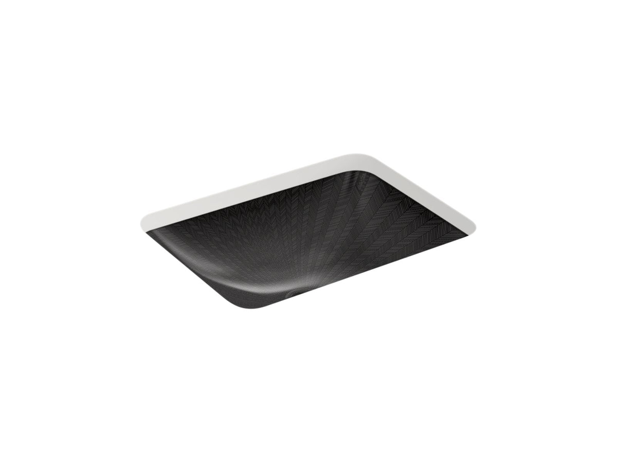 HERRINGBONE RECT UNDERCOUNTER LAVATORY