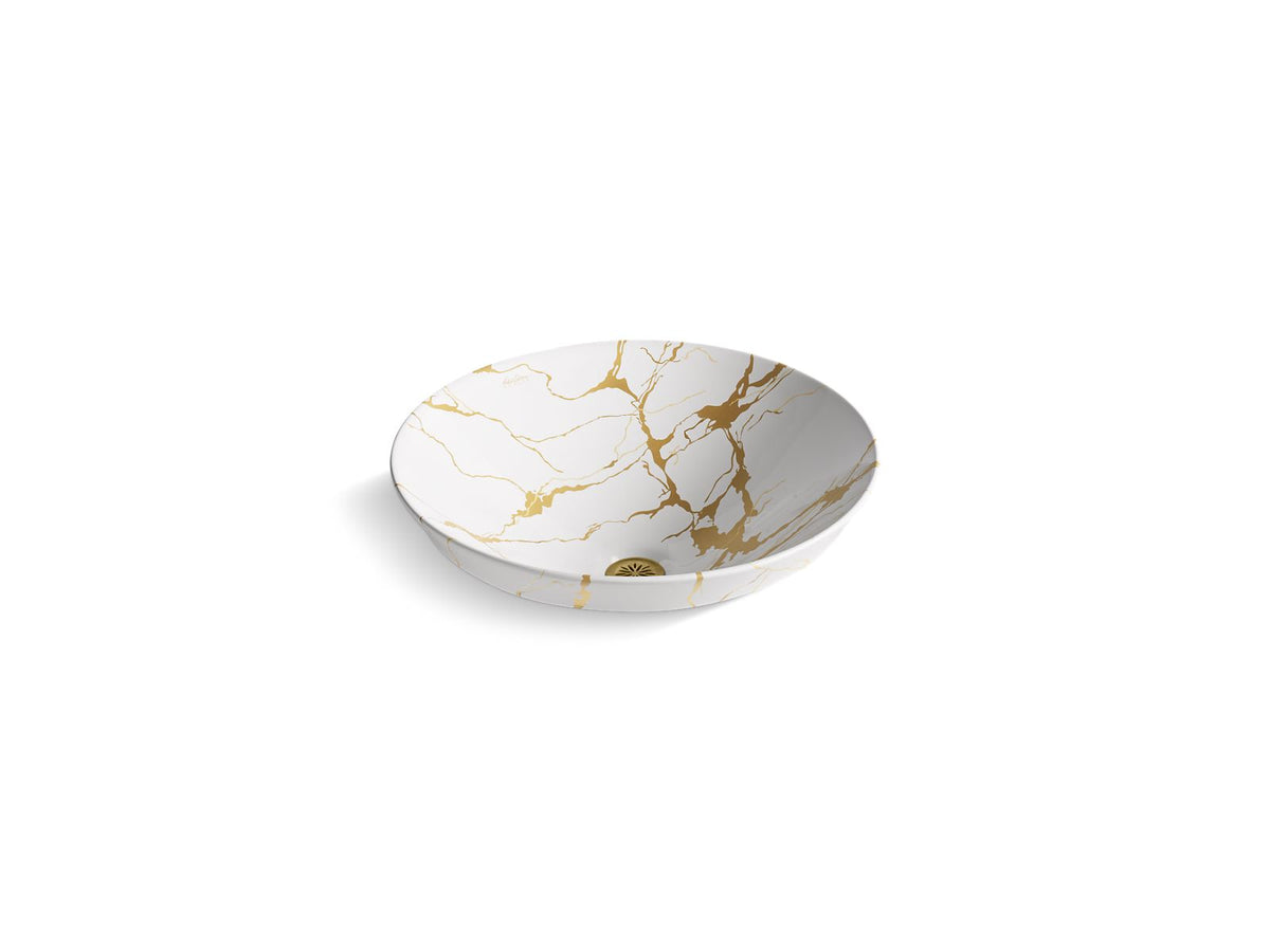 AUREUS ROUND SEMI-RECESSED VESSEL