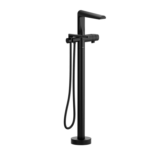 Parabola Thermostatic Single Hole Floor Mount Tub Filler Trim
