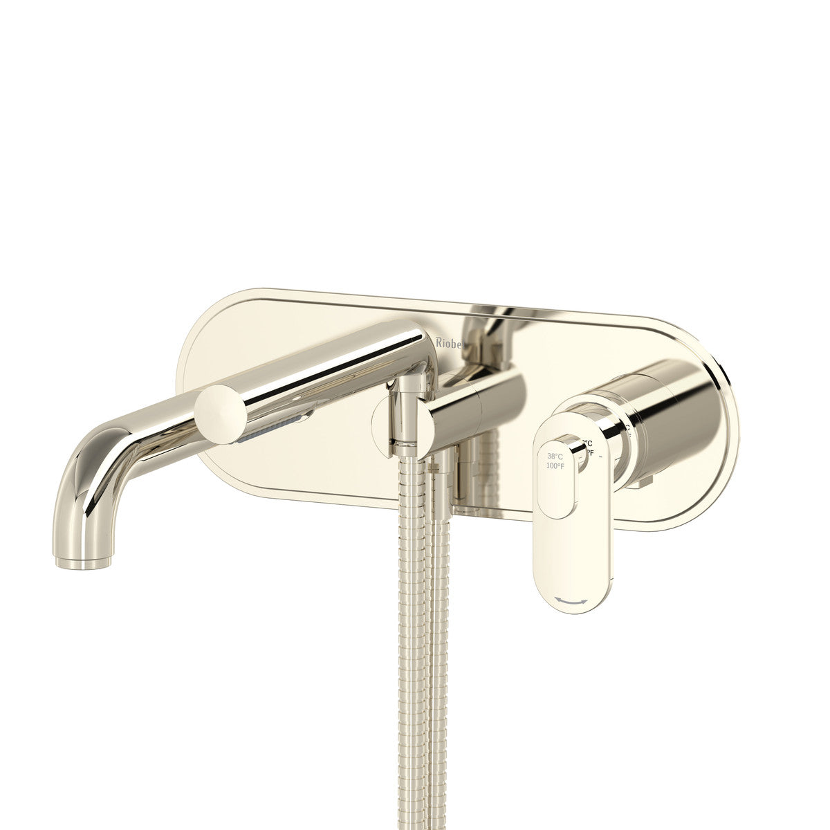 Arca Wall Mount Thermostatic/Pressure Balance Tub Filler Trim