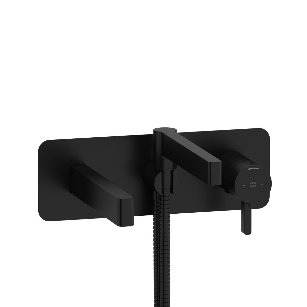 Paradox Wall Mount Thermostatic/Pressure Balance Tub Filler Trim