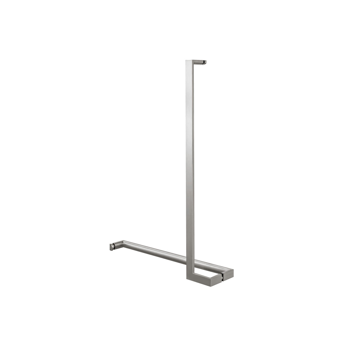 'L'+'I' Shape - Offset Glass Door Handle Set + Towel Bar - Shower Door Handles