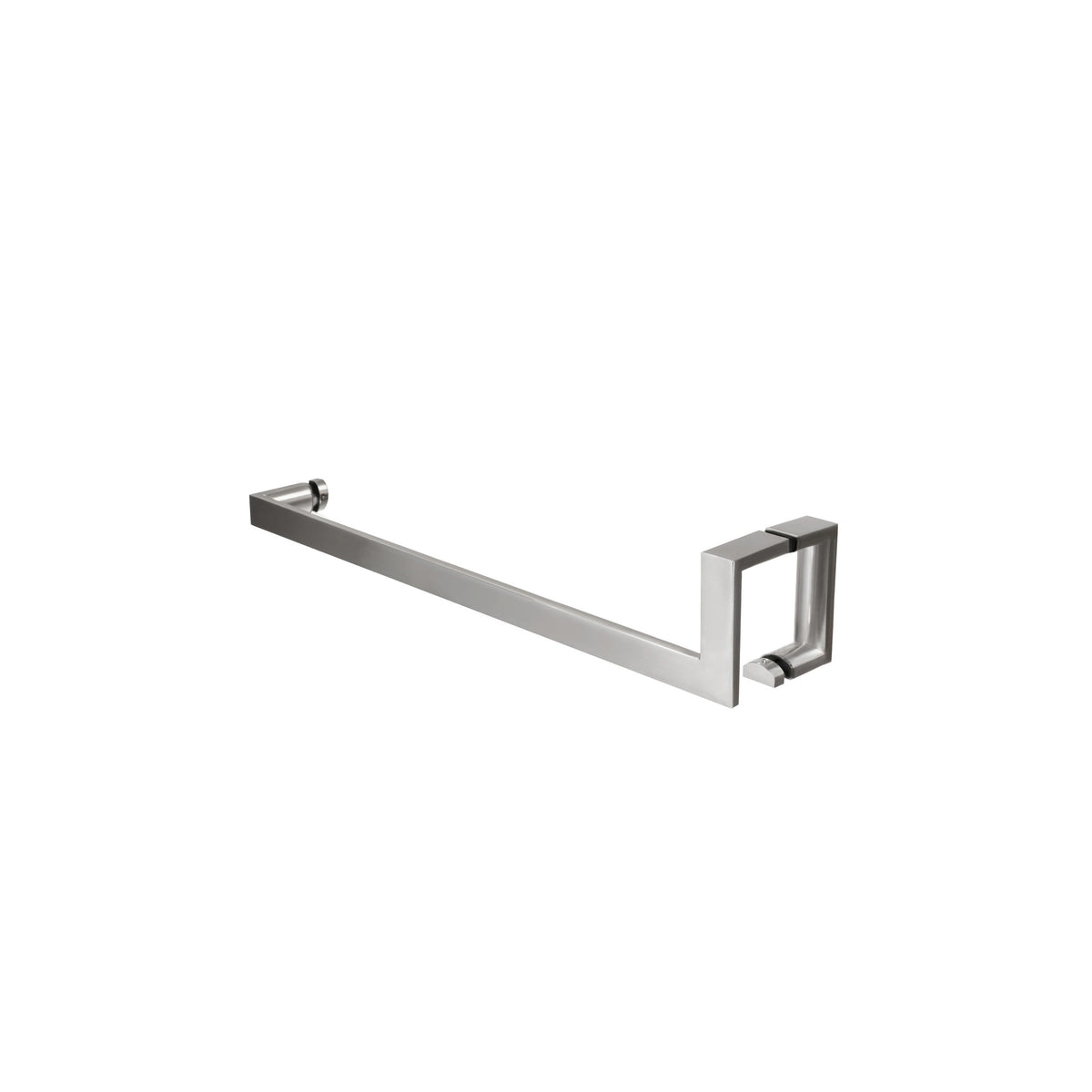 'L'+'U' Shape - Glass Door Handle Set - Handle + Towel Bar