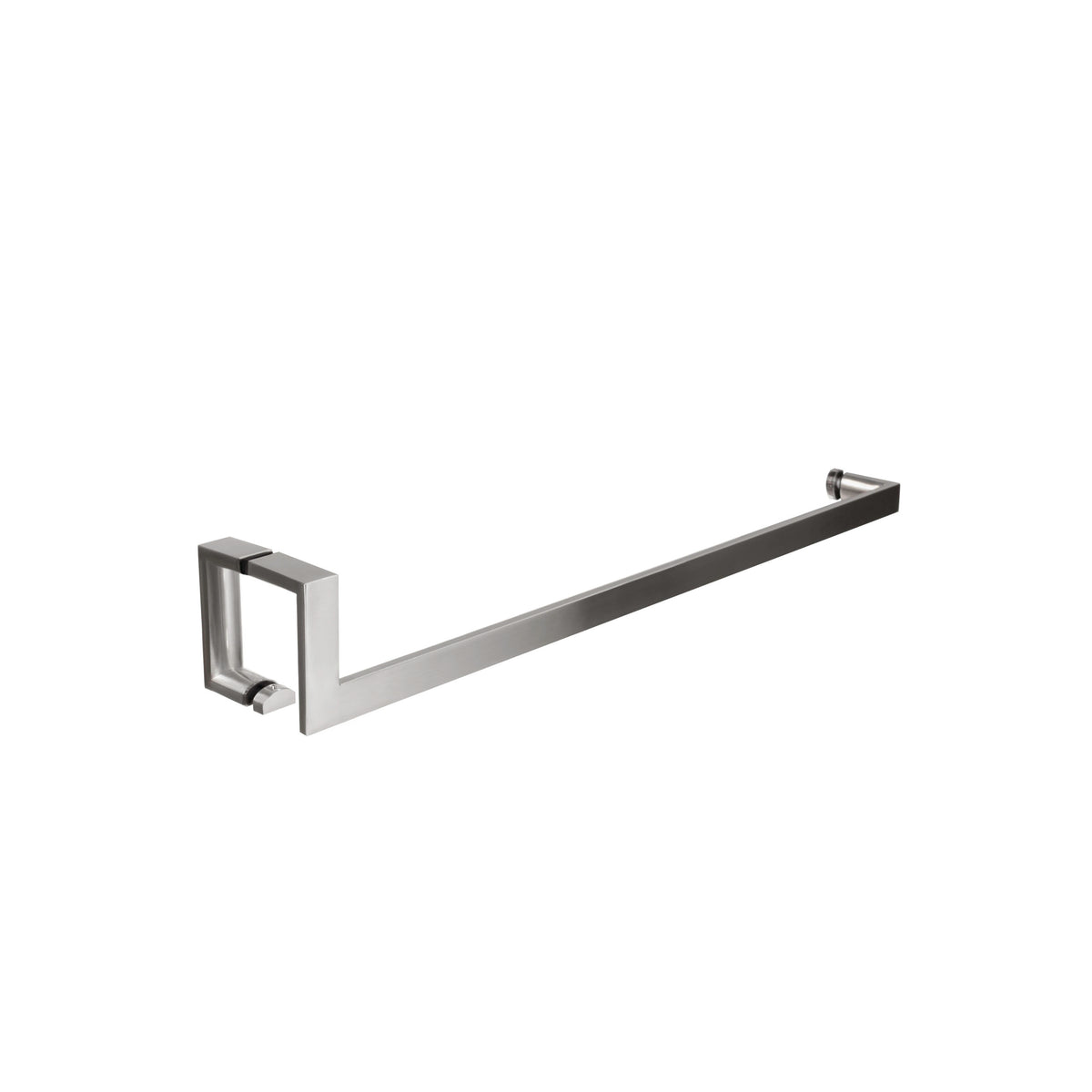 'J'+'U' Shape - Glass Door Handle set: Handle + Towel Bar