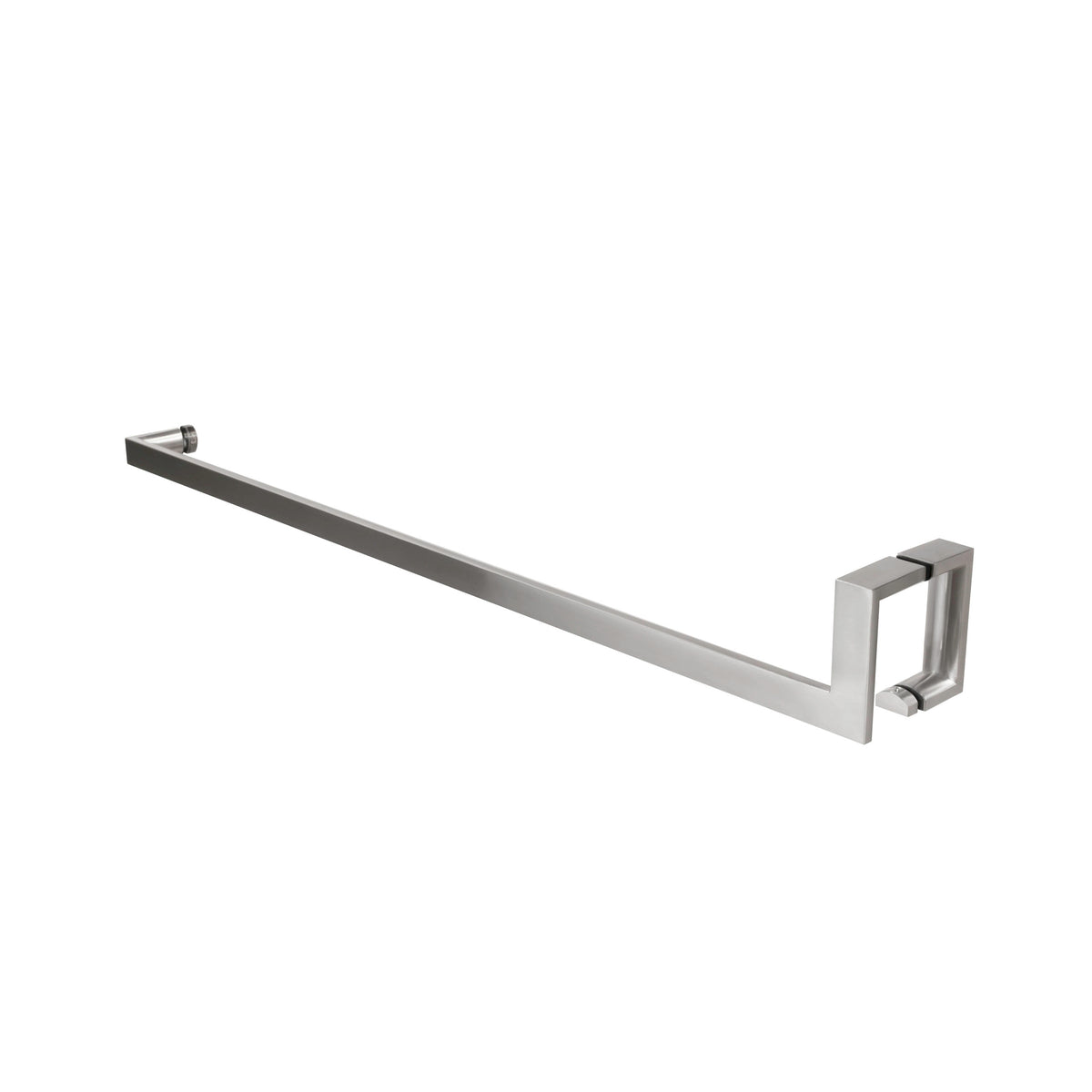 'L'+'U' Shape - Glass Door Handle Set - Handle + Towel Bar