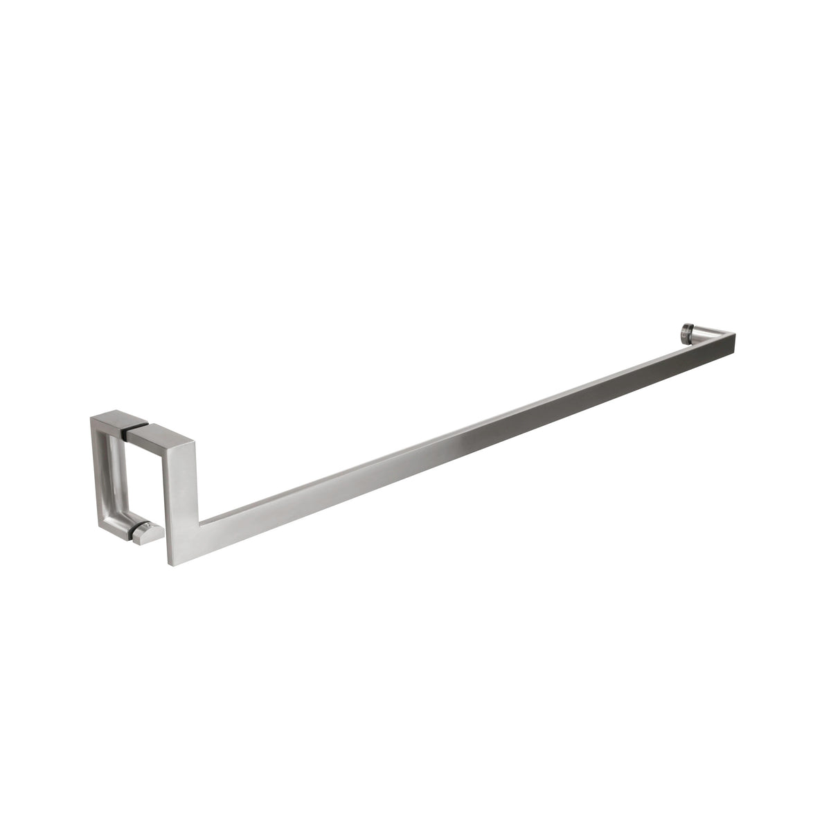 'J'+'U' Shape - Glass Door Handle set: Handle + Towel Bar