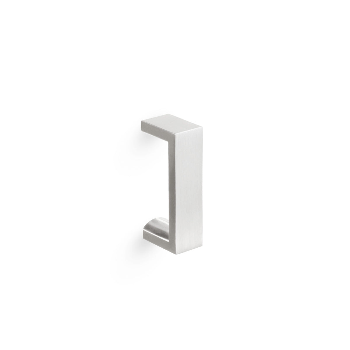 'U' Shape Door Handle - Thru Bolt Mount - Modern Door Handle - Appliance or Swing Doors - Brushed