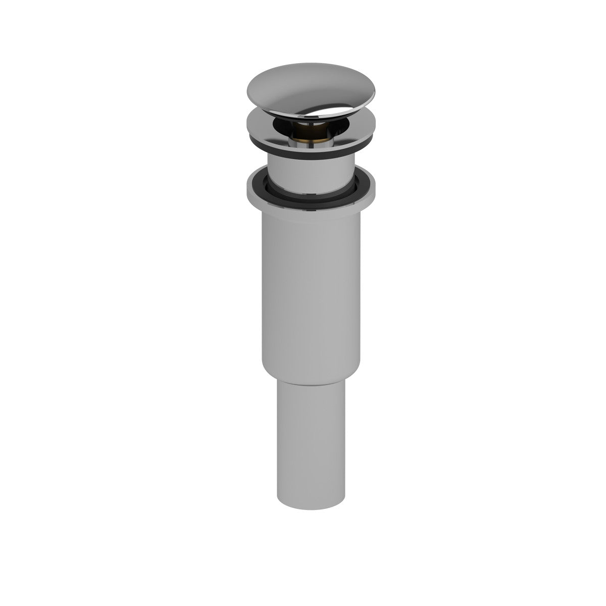 Lavatory Push Drain Without Overflow