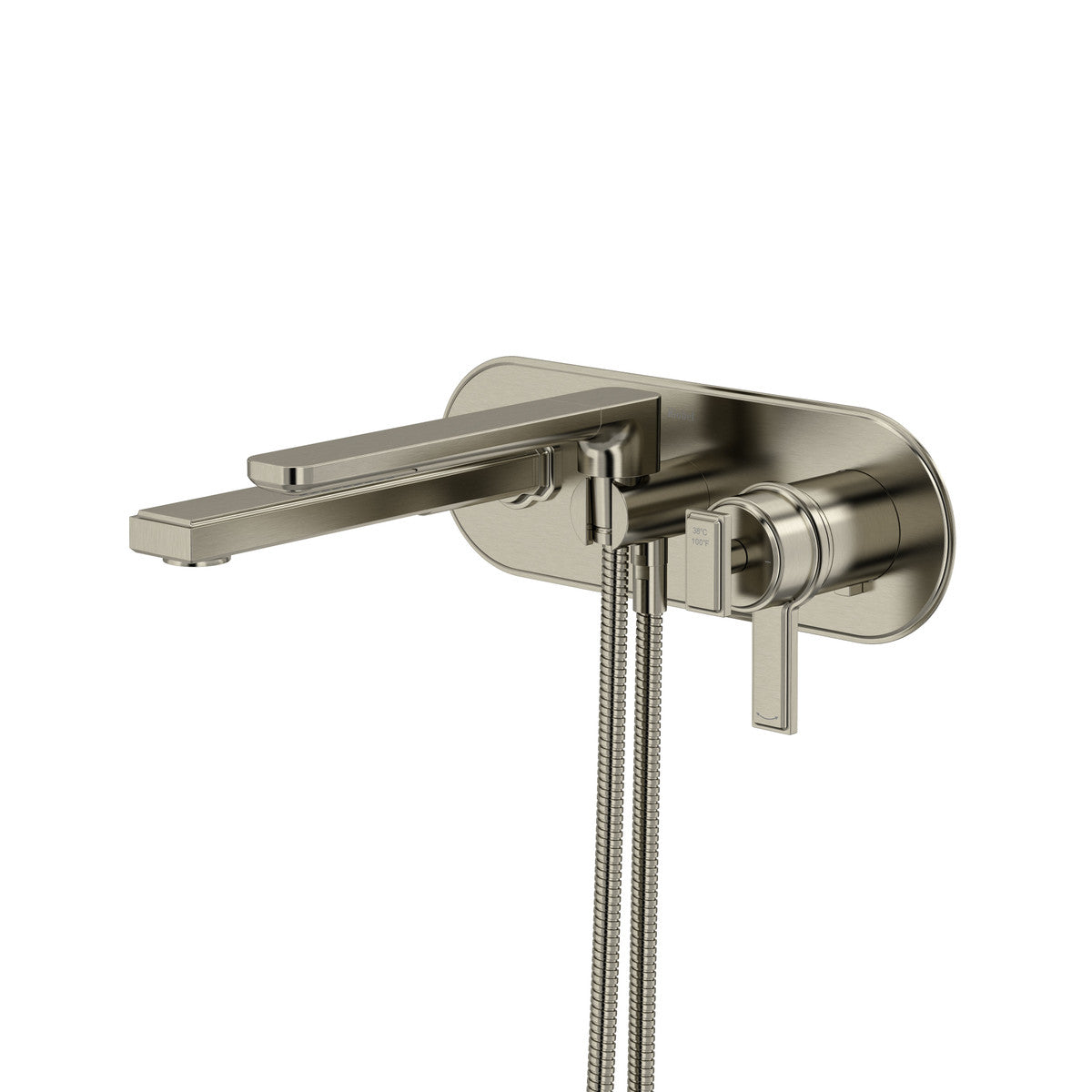 Manifesto Wall Mount Thermostatic/Pressure Balance Tub Filler Trim