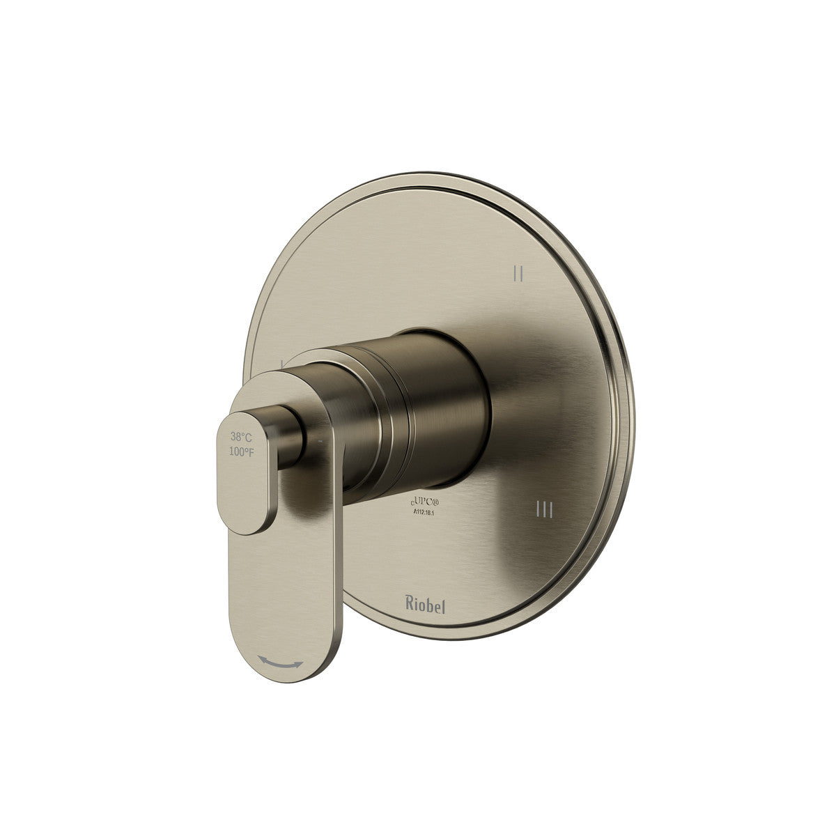 Arca 1/2" Therm & Pressure Balance Trim With 5 Functions