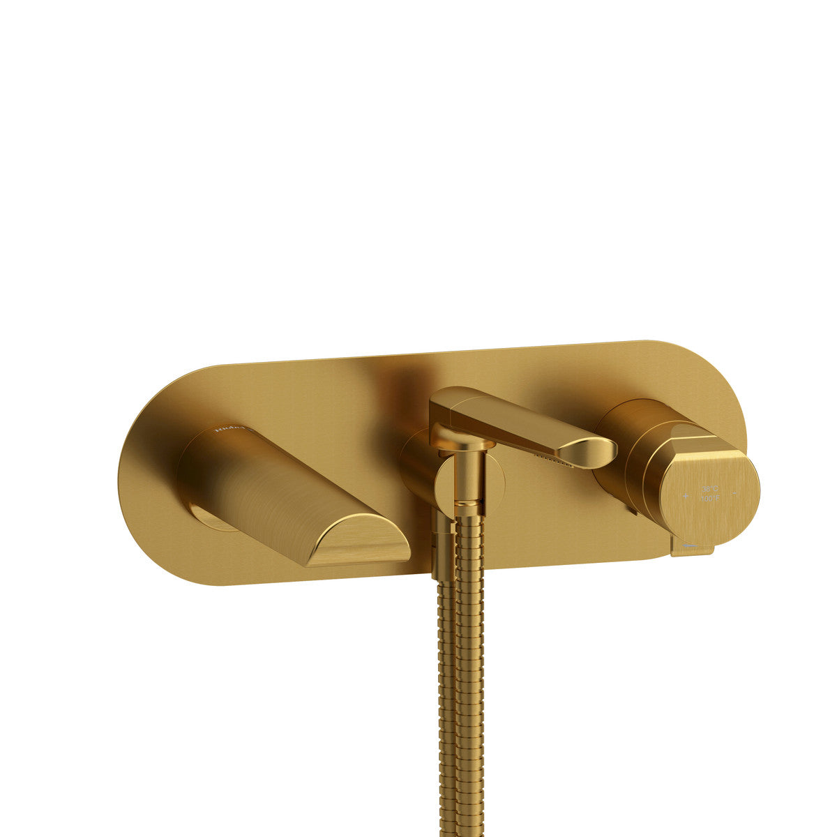 Parabola Wall Mount Thermostatic/Pressure Balance Tub Filler Trim