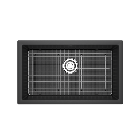 Fonsa 30" Quartz Single Bowl Undermount Kitchen Sink