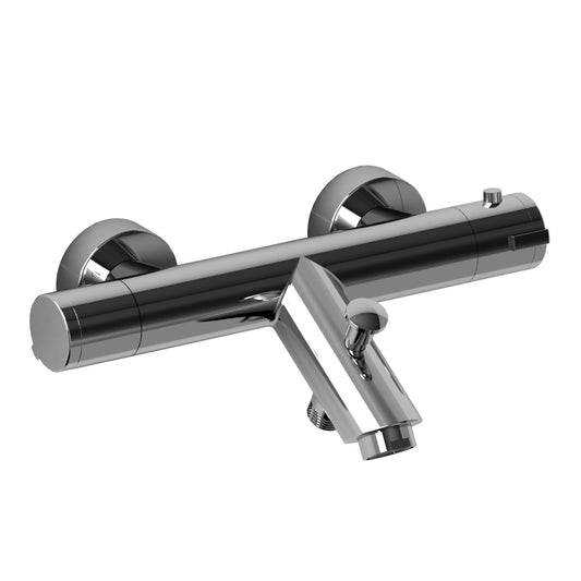 1/2" Thermostatic External Bar With Diverter and Tub Spout