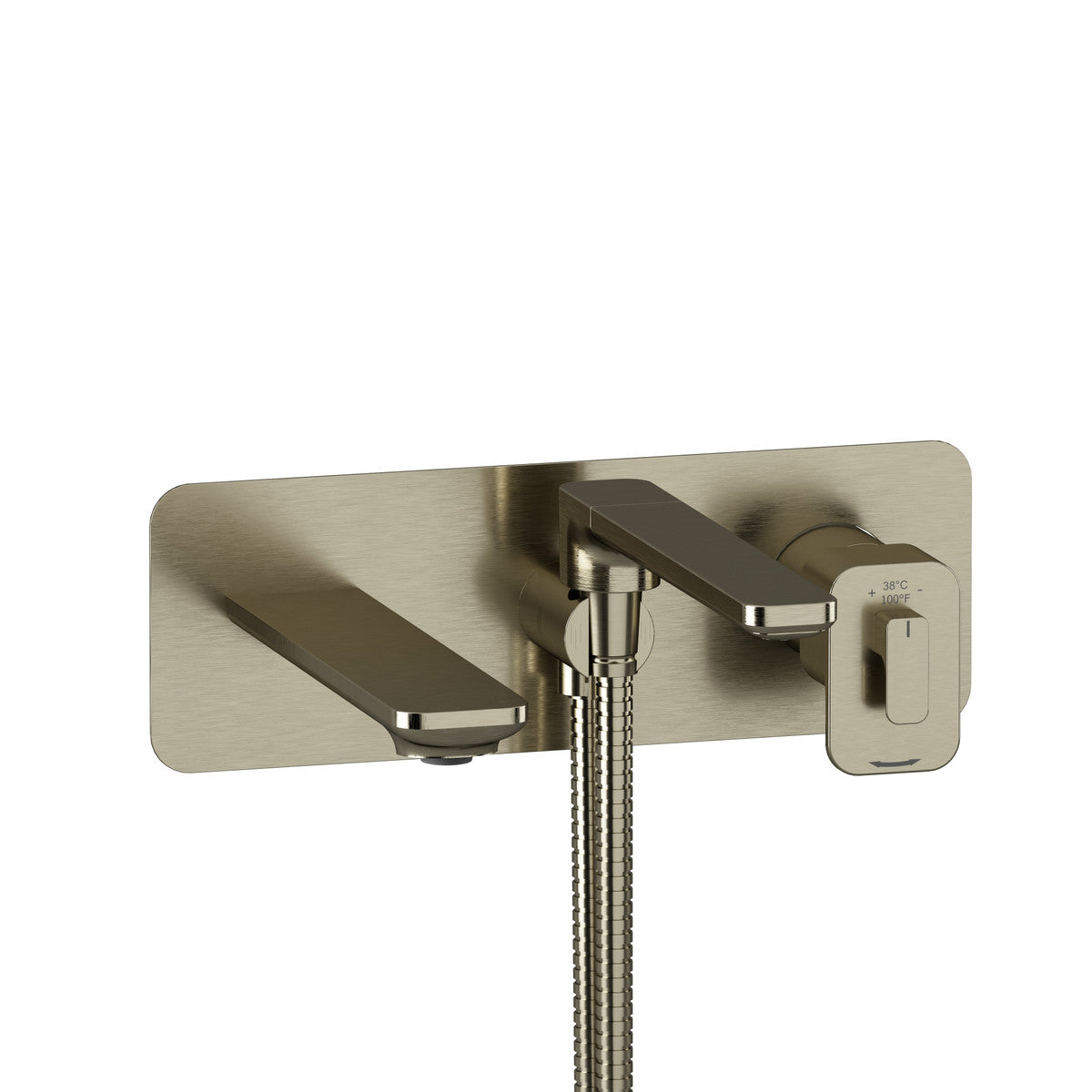 Equinox Wall Mount Thermostatic/Pressure Balance Tub Filler Trim