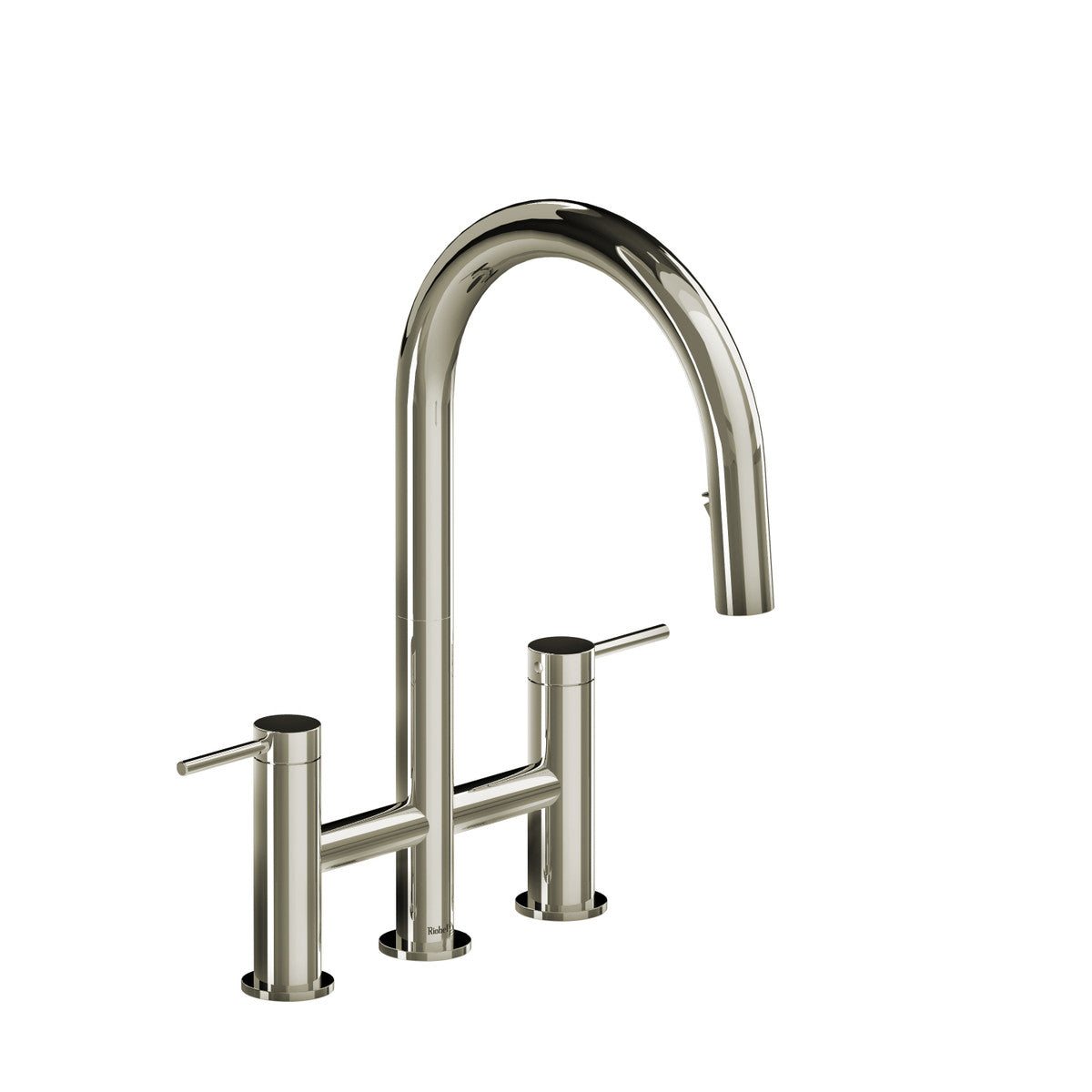 Azure Bridge Pull-Down Kitchen Faucet With C-Spout