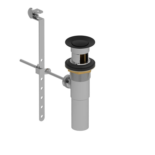 Lavatory Pop-Up Drain With Overflow