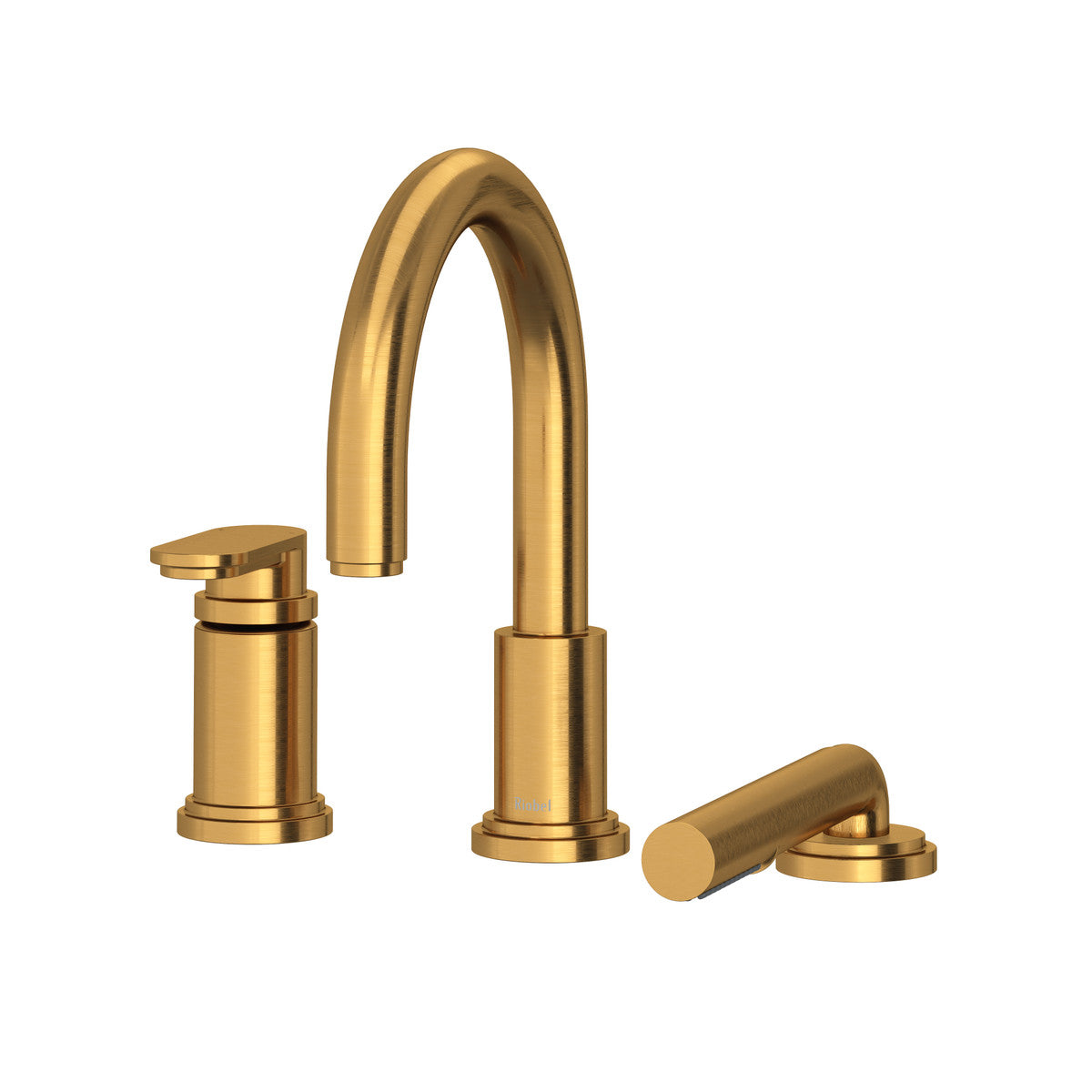 Arca 3-Hole Pressure Balance Deck Mount Tub Filler Trim
