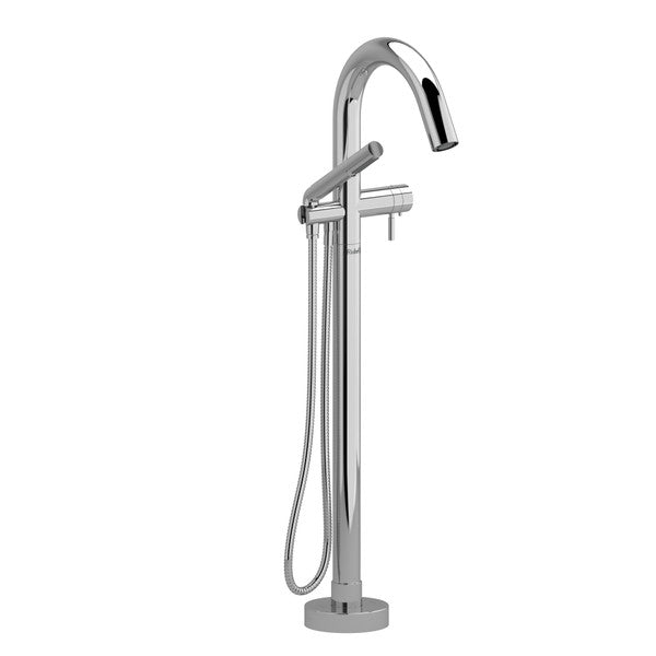 Riu Thermostatic Single Hole Floor Mount Tub Filler Trim
