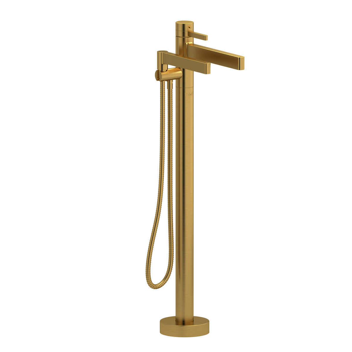 Paradox Thermostatic Single Hole Floor Mount Tub Filler Trim