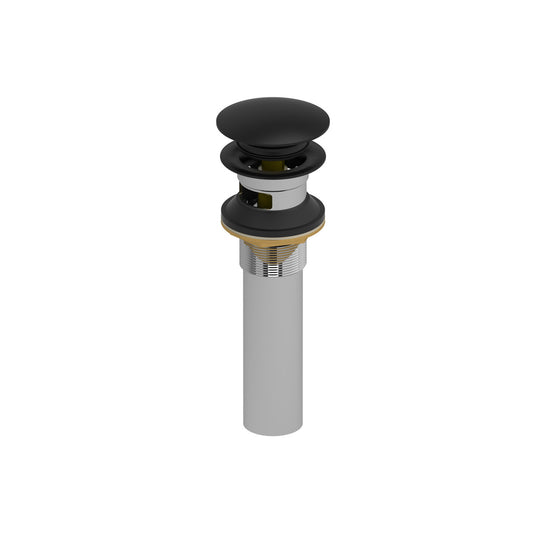 Lavatory Push Drain With Overflow