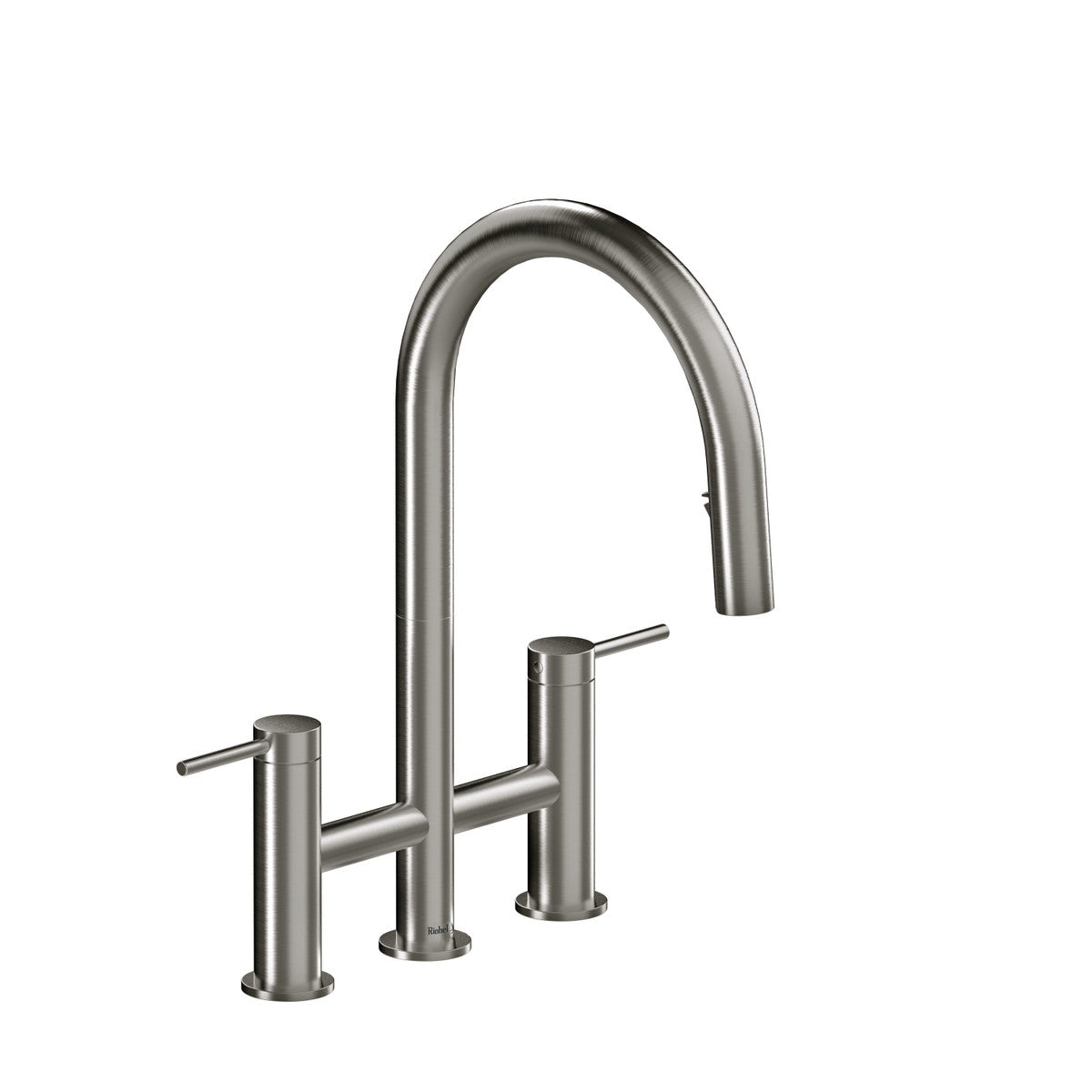 Azure Bridge Pull-Down Kitchen Faucet With C-Spout